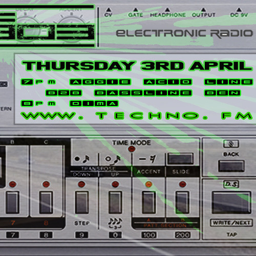 1st hour AGGIE ACID LINE B2B BASSLINE BEN, 2nd hour DIMA, Route303, Episode 10, techno.fm, 03.04.25