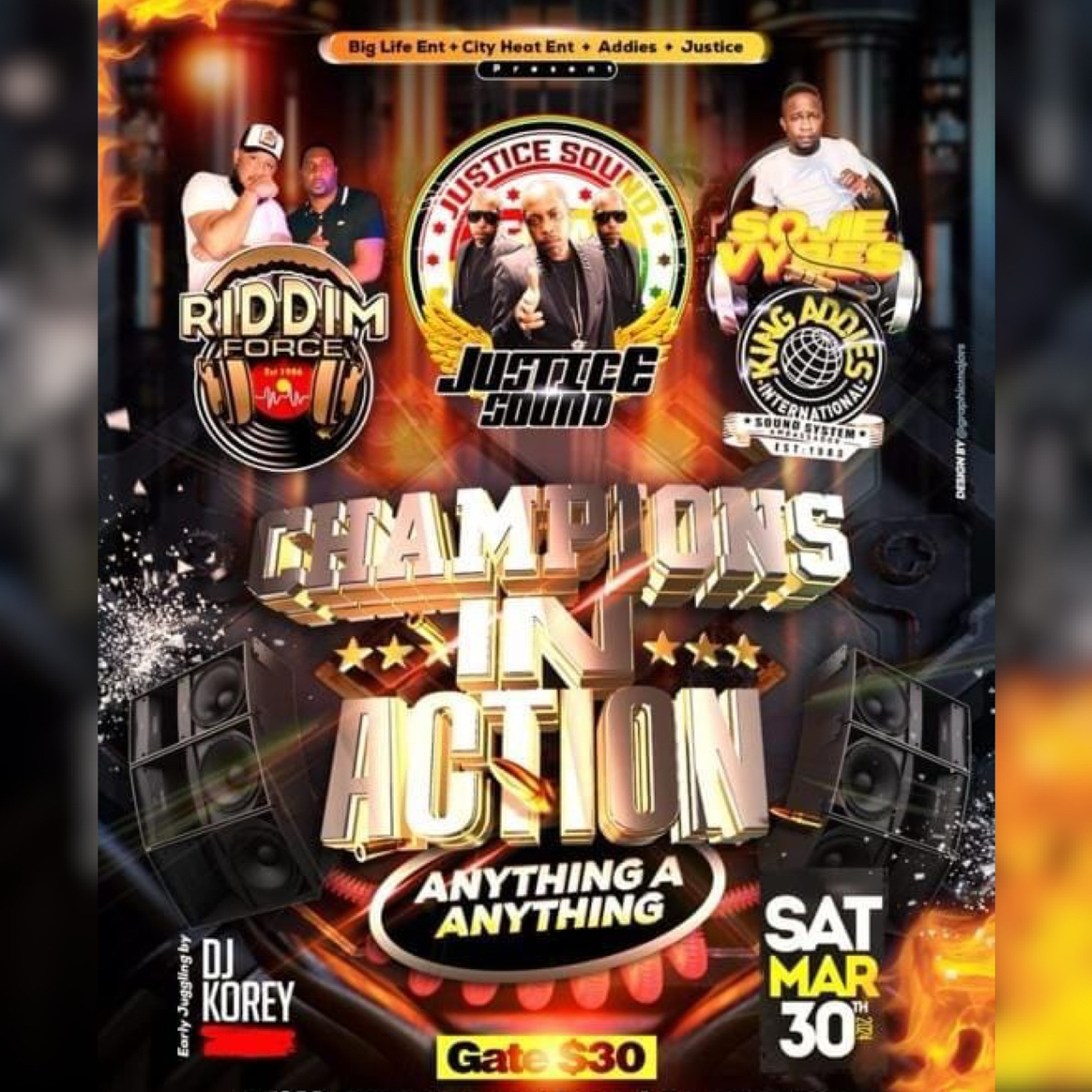 King Addies, Justice Sound, Riddim Force (Champion In Action) Florida Badness episode artwork