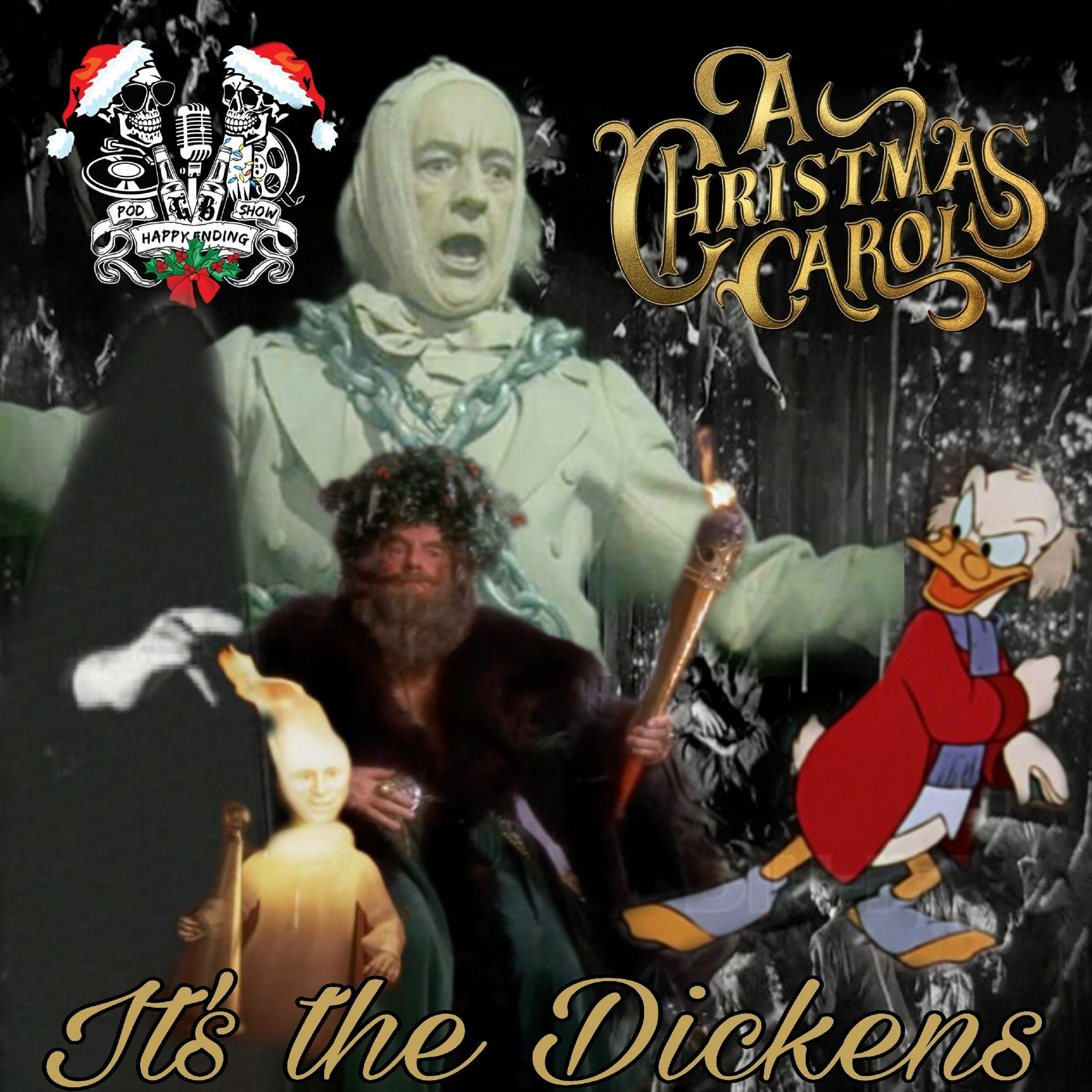 Episode 157 A Christmas Carol, its the Dickens episode artwork