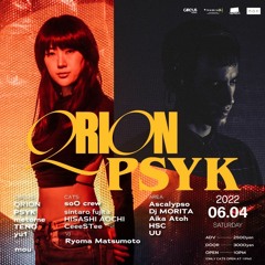 DJ Set『Harmonie × Circus -QRION & PSYK in OSAKA-』@Room2 CATS // 06.04.2022