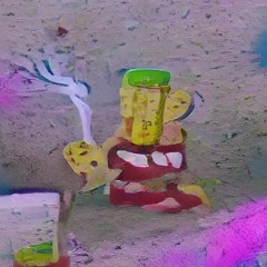 spongebob smoking weed