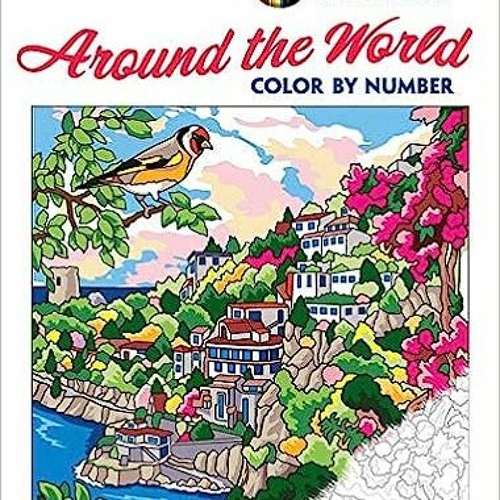 Stream Read Book Creative Haven Around the World Color by Number