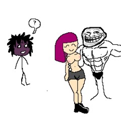 feiao pkrlh e sozinho pra sempre #uglyasfuckandforeveralone;((