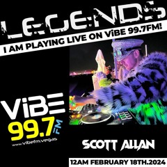 ViBE 99.7 FM Legends Show on 02/17/24 at Shrine Studios in Las Vegas