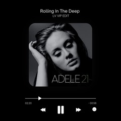 ADELE - ROLLING IN THE DEEP "Supported by John Summit" (LV TECH HOUSE REMIX){FREE DOWNLOAD}