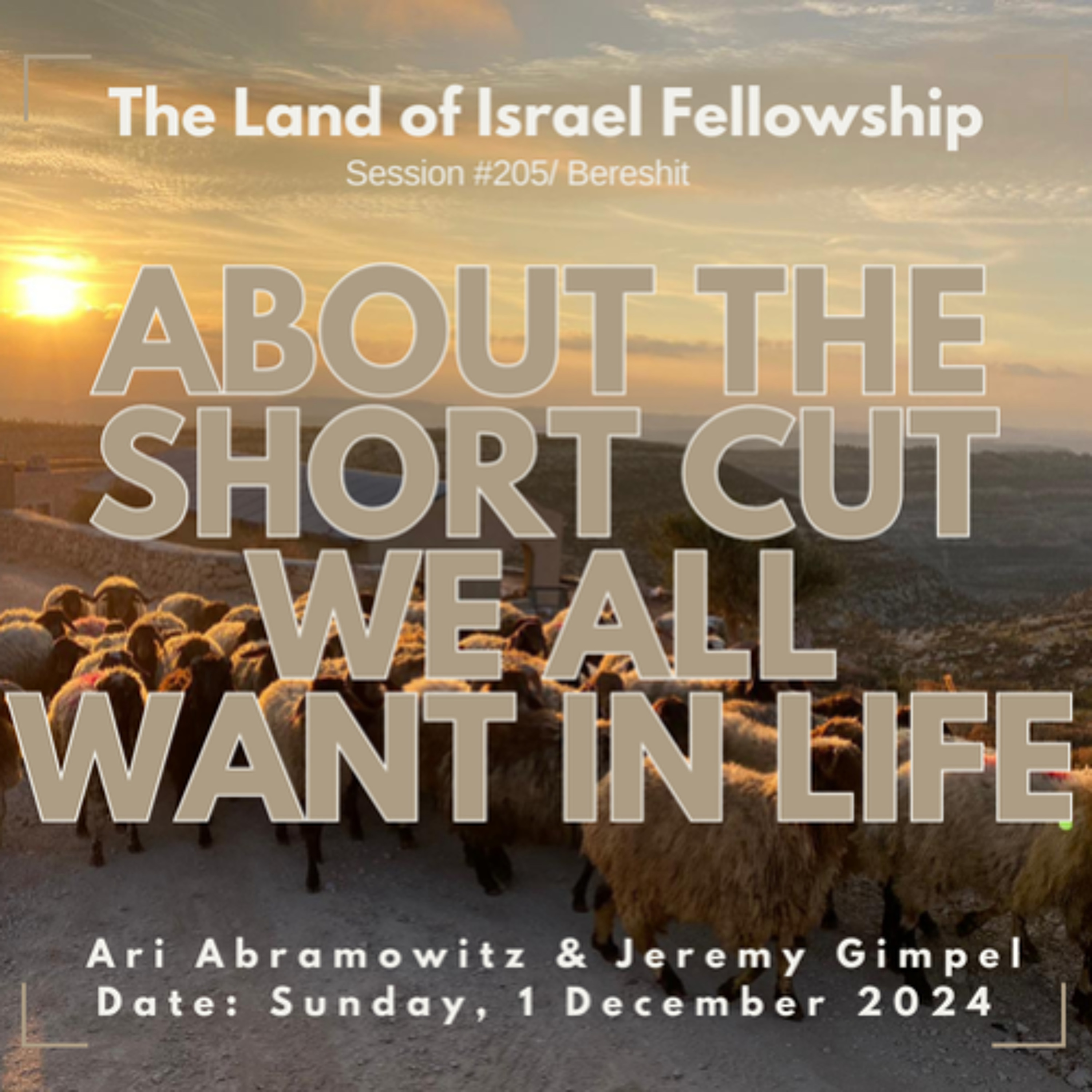 About the Shortcut We All Want in Life: The Land of Israel Fellowship