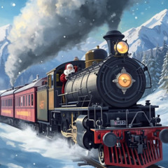 Nouveau train du père Noel 2025