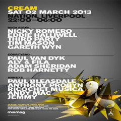 Eddie Halliwell - Cream - Nation, Liverpool - 02-03-13