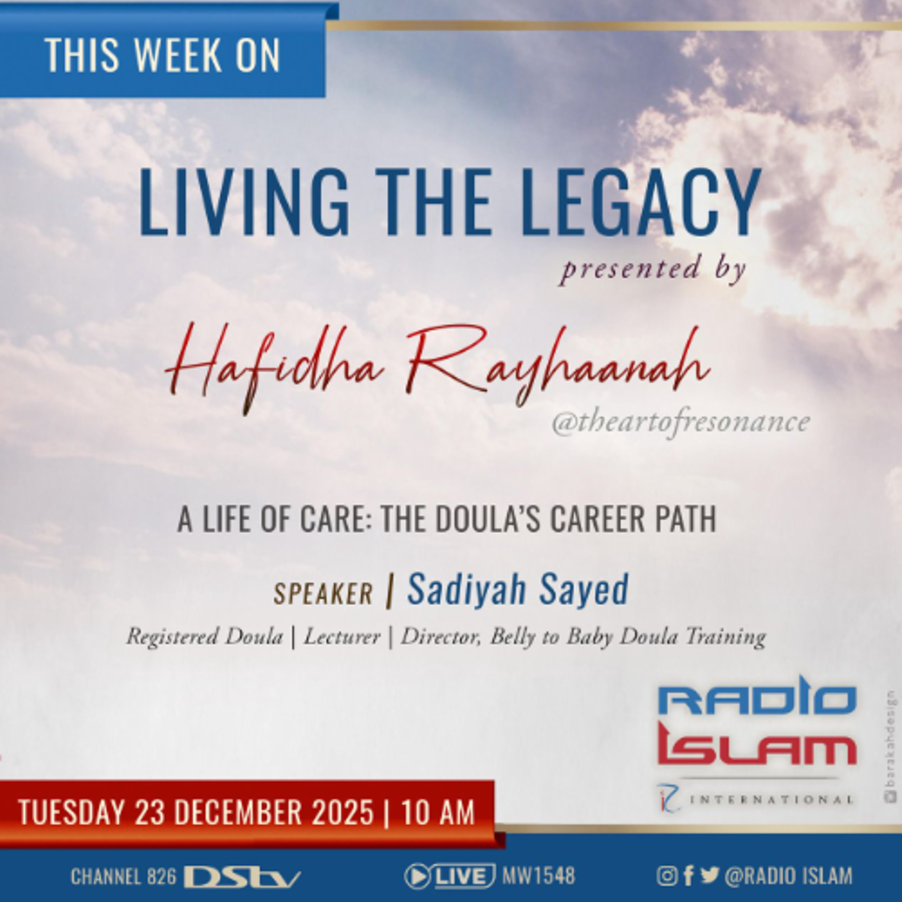 A Life of Care:The Doula's Career Path:Sadiyah Sayed