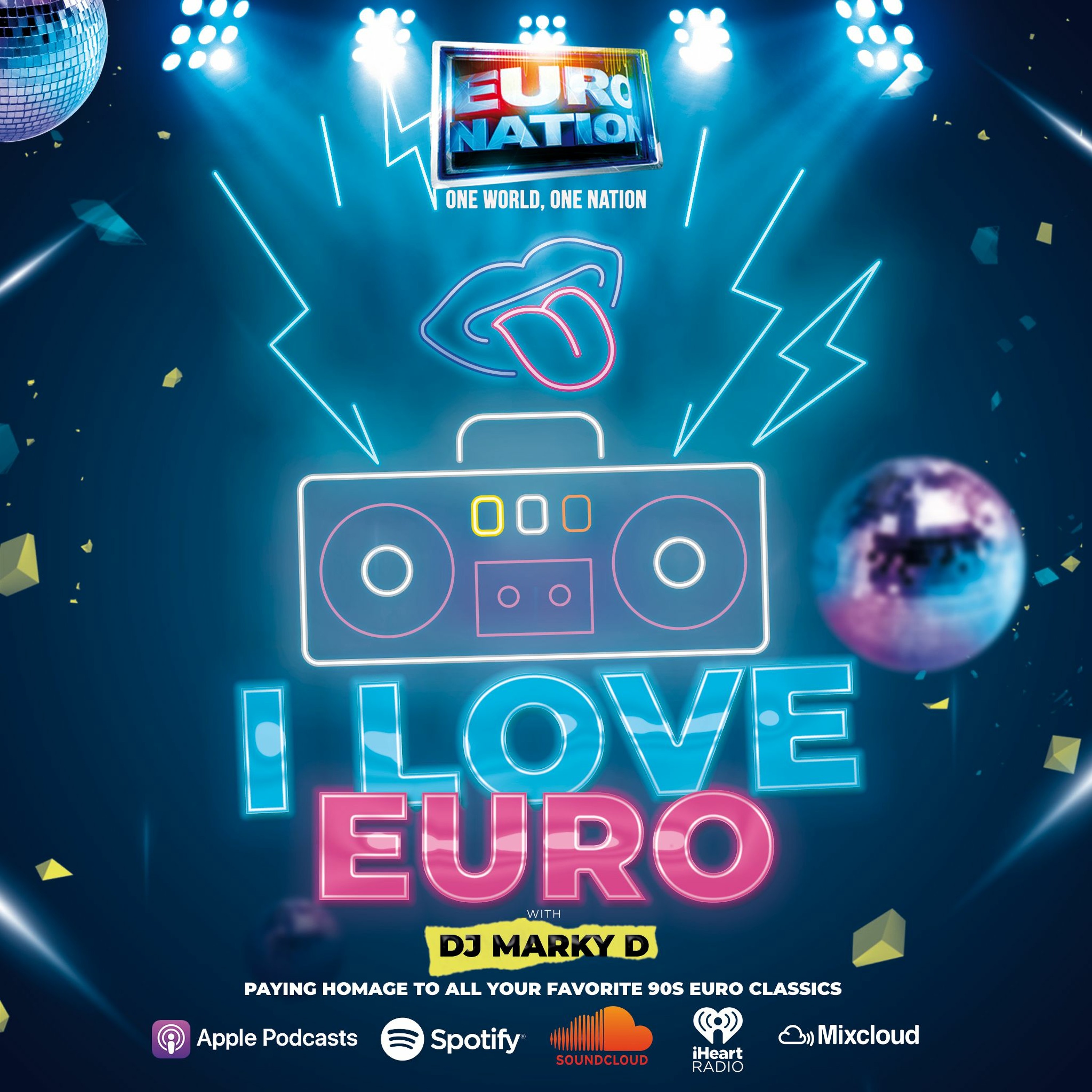 Euro Nation August 15, 2020 Feat. DJ MARKY D episode artwork