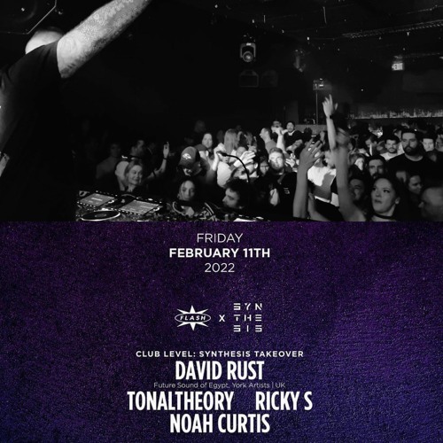 Stream David Rust LIVE @ Flash X Synthesis (Washington DC) by