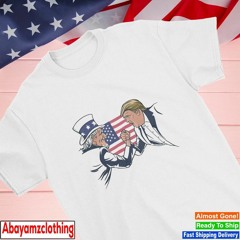 Uncle Sam and Trump arm wrestling shirt