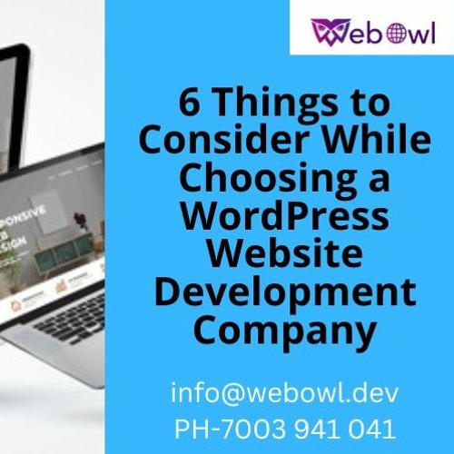 6 Things to Consider While Choosing a WordPress Website Development Company