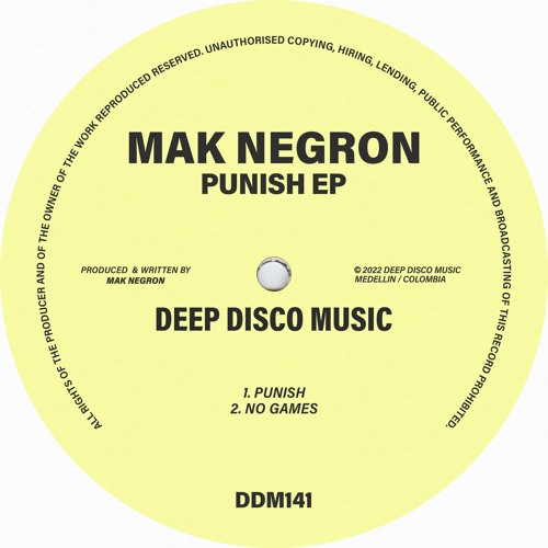 Mak Negron - No Games (Original Mix)