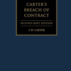PDF Book Carter?s Breach of Contract: (2nd Hart Edition)
