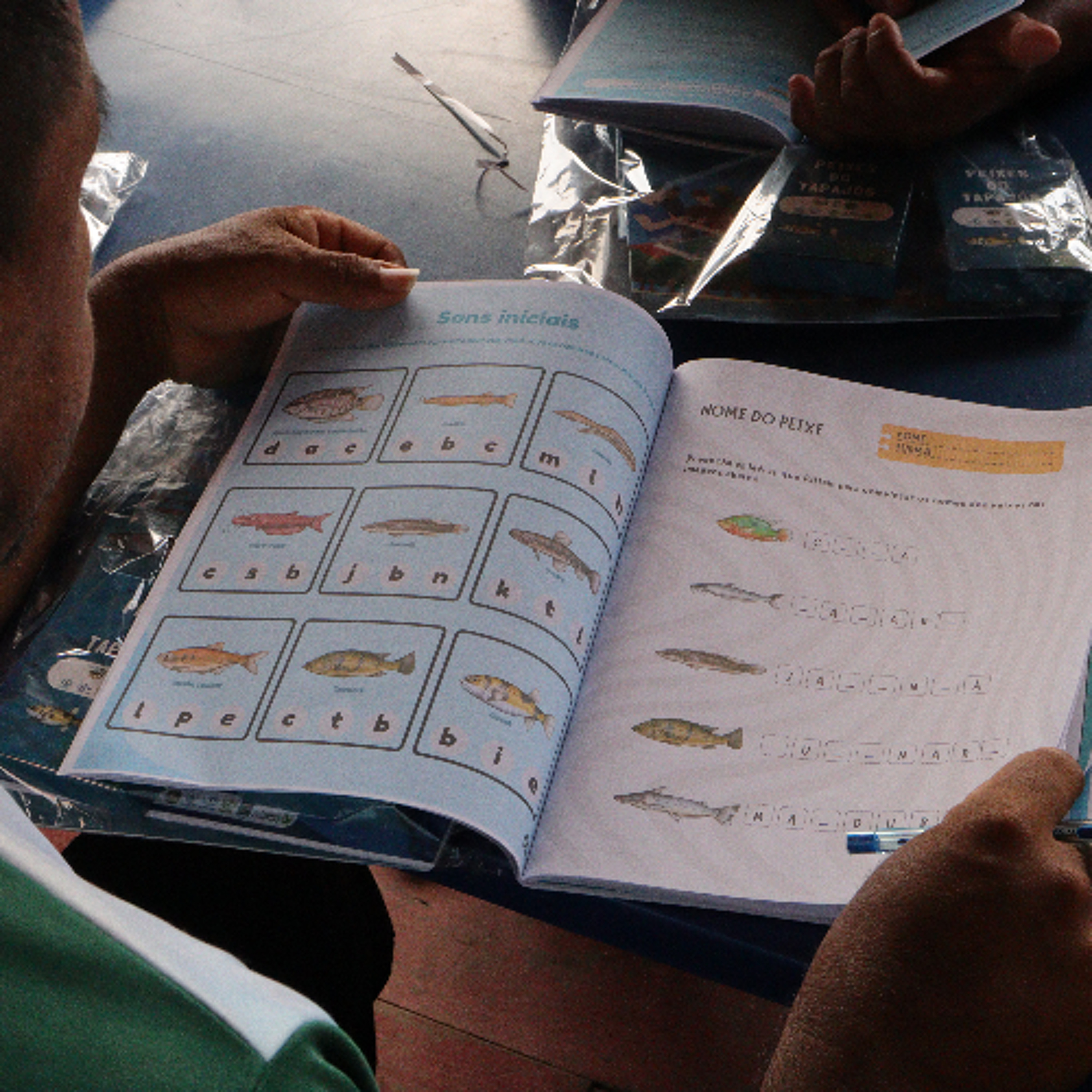 Projeto piloto de popularização da ciência sobre a diversidade de peixes inicia aplicação em escola da região do PAE Tapará