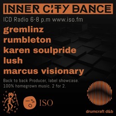 Inner City Dance meets Drumcraft on ISO Radio Nov 17 2021