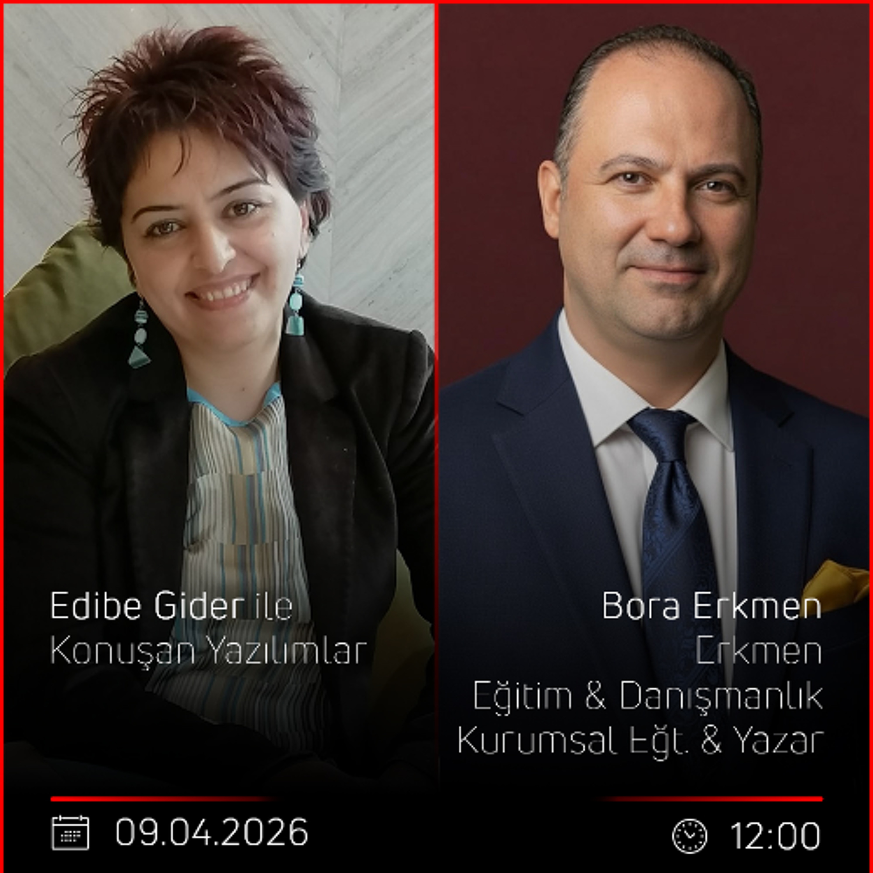 Bora Erkmen – Edibe Gider ile Konuşan Yazılımlar episode artwork