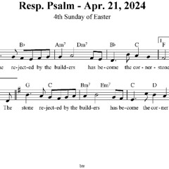 (ENGLISH) Resp. Psalm - Apr-21-2024-4th Sunday of Easter