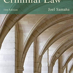 FREE PDF 🗂️ Criminal Law by  Joel Samaha EPUB KINDLE PDF EBOOK