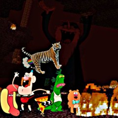 Evil Wizard Sends Uncle Grandpa And Friends To The Nether