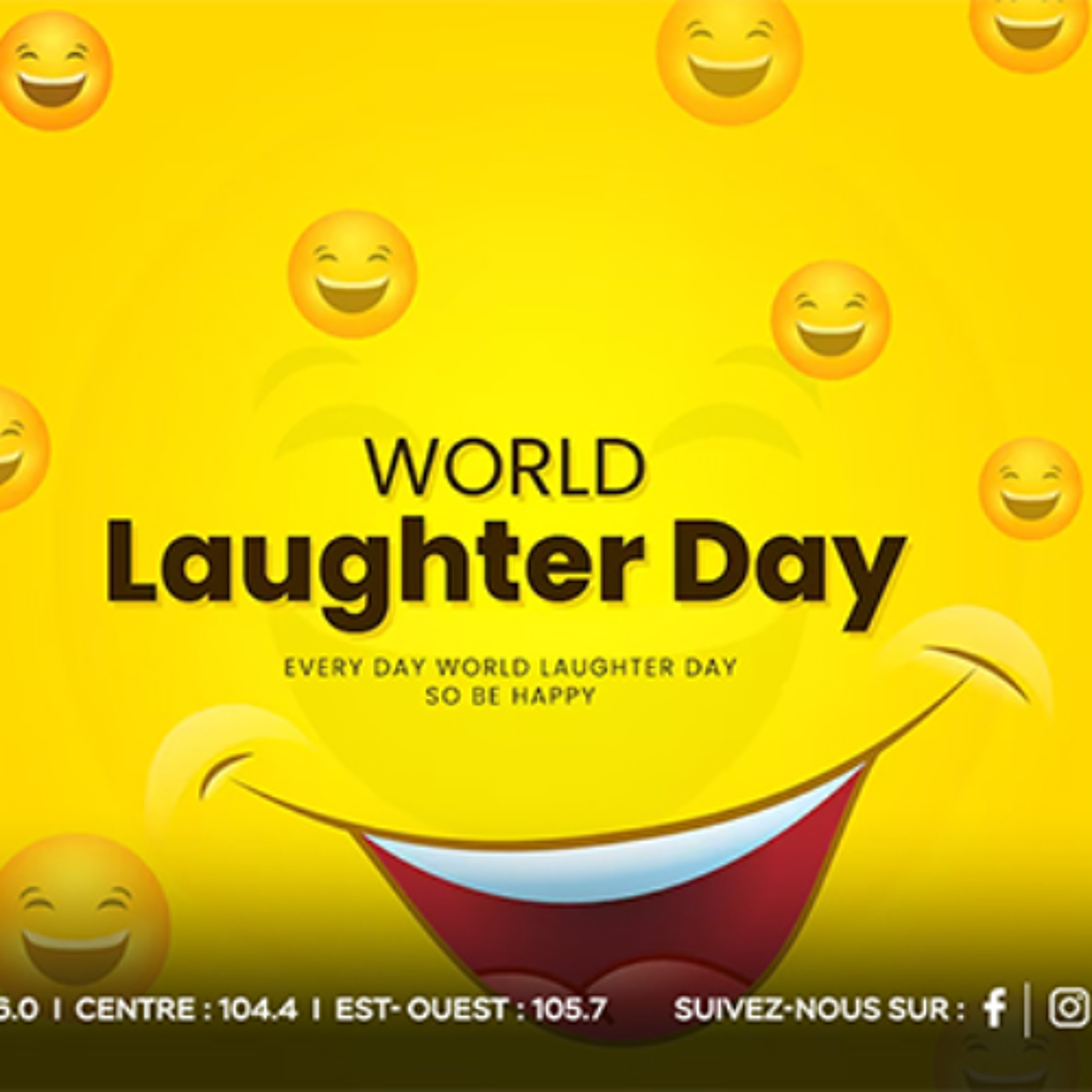 Journée mondiale du rire : un sourire pour la santé