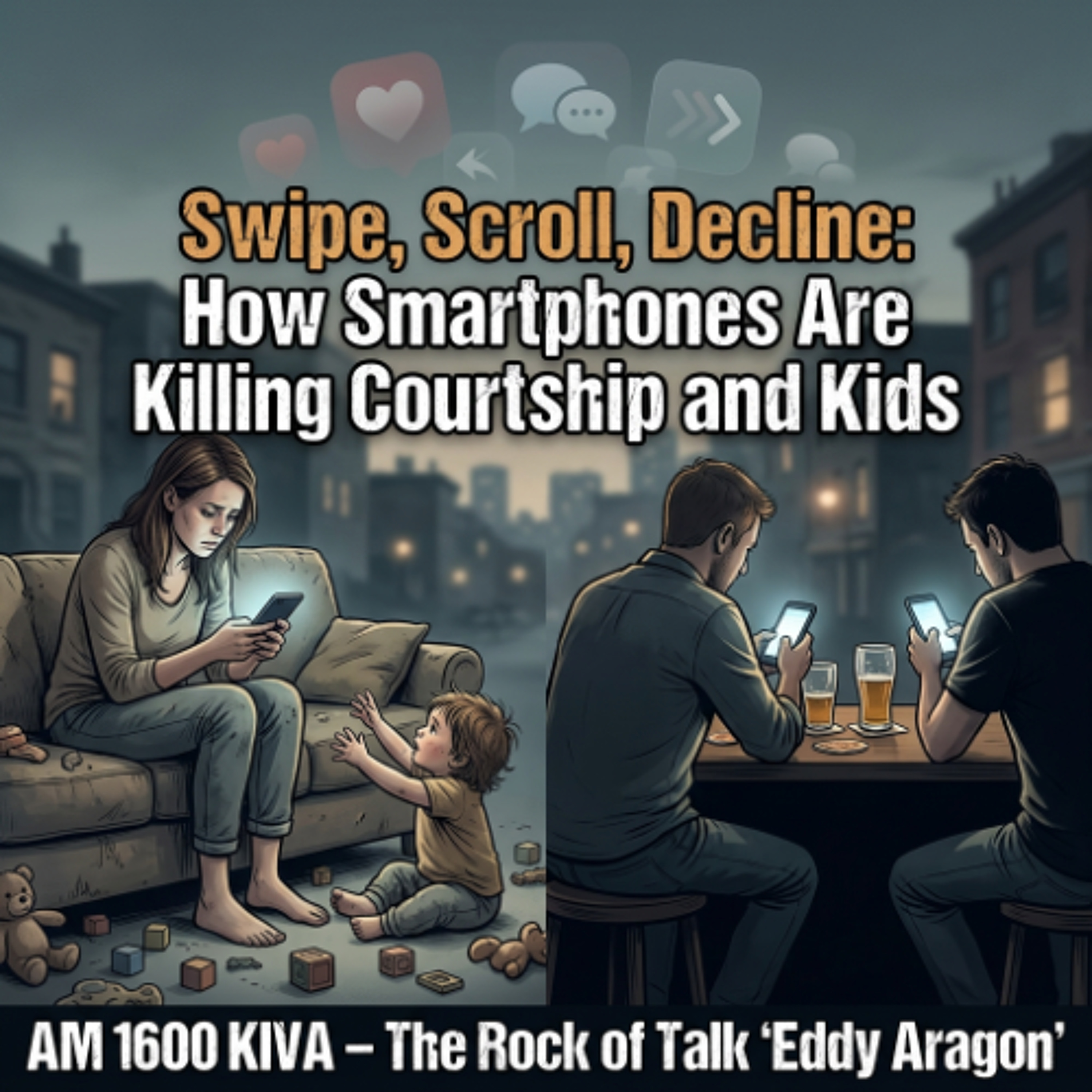 Swipe, Scroll, Decline:  How Smartphones are Killing Courtship and Kids episode artwork
