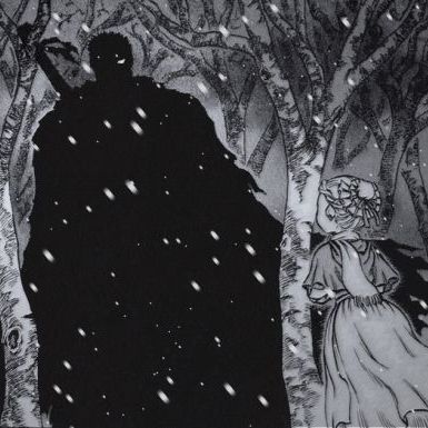 a man who stands alone in the darkness