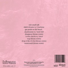 the edits vol 3 sampler (OUT THIS FRIDAY ON BANDCAMP!!!!)