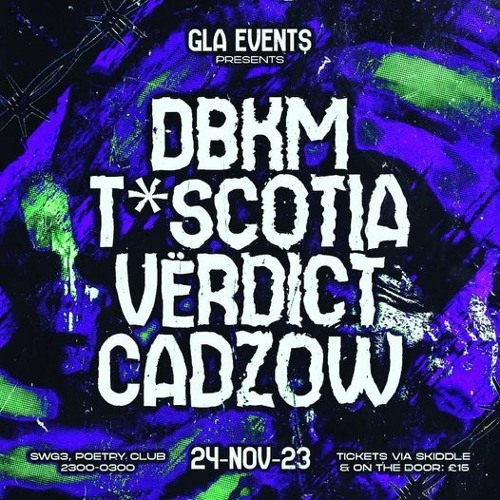 T*SCOTIA LIVE @ CADZOW SWG3 PC - NOV 2023 (Feat. on Hardology FM)