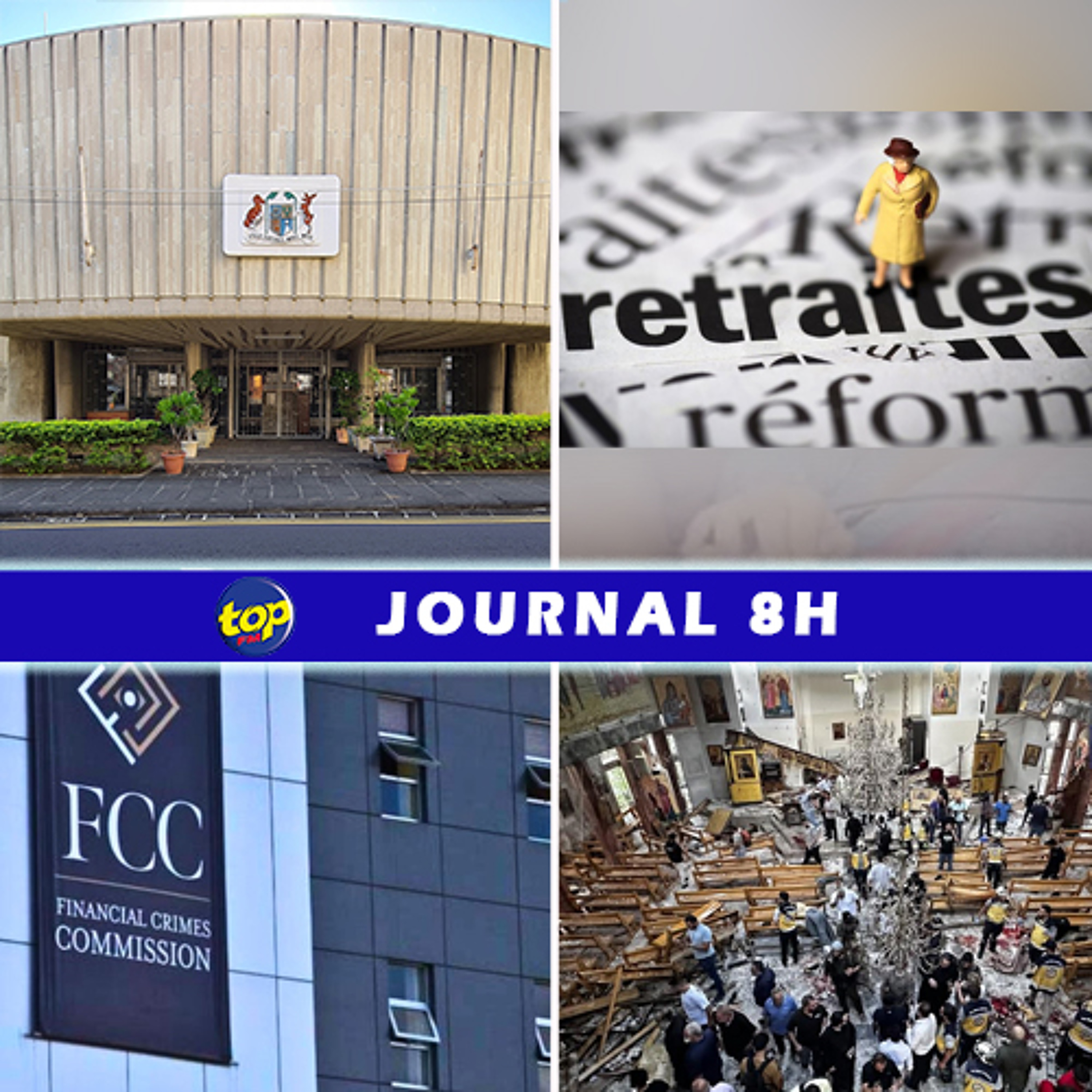 Le journal de 8H de ce lundi 23 juin 2025