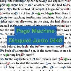 halF abbreviatioN [disquiet0449]