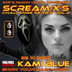 💀KAMI BLUE💀 @ 👿SCREAM-X's_SHOW YOUR HARD MUSIC CHALLENGE_VOL. 2👿_By_☢️DCP & FAKOM UNITED☢️