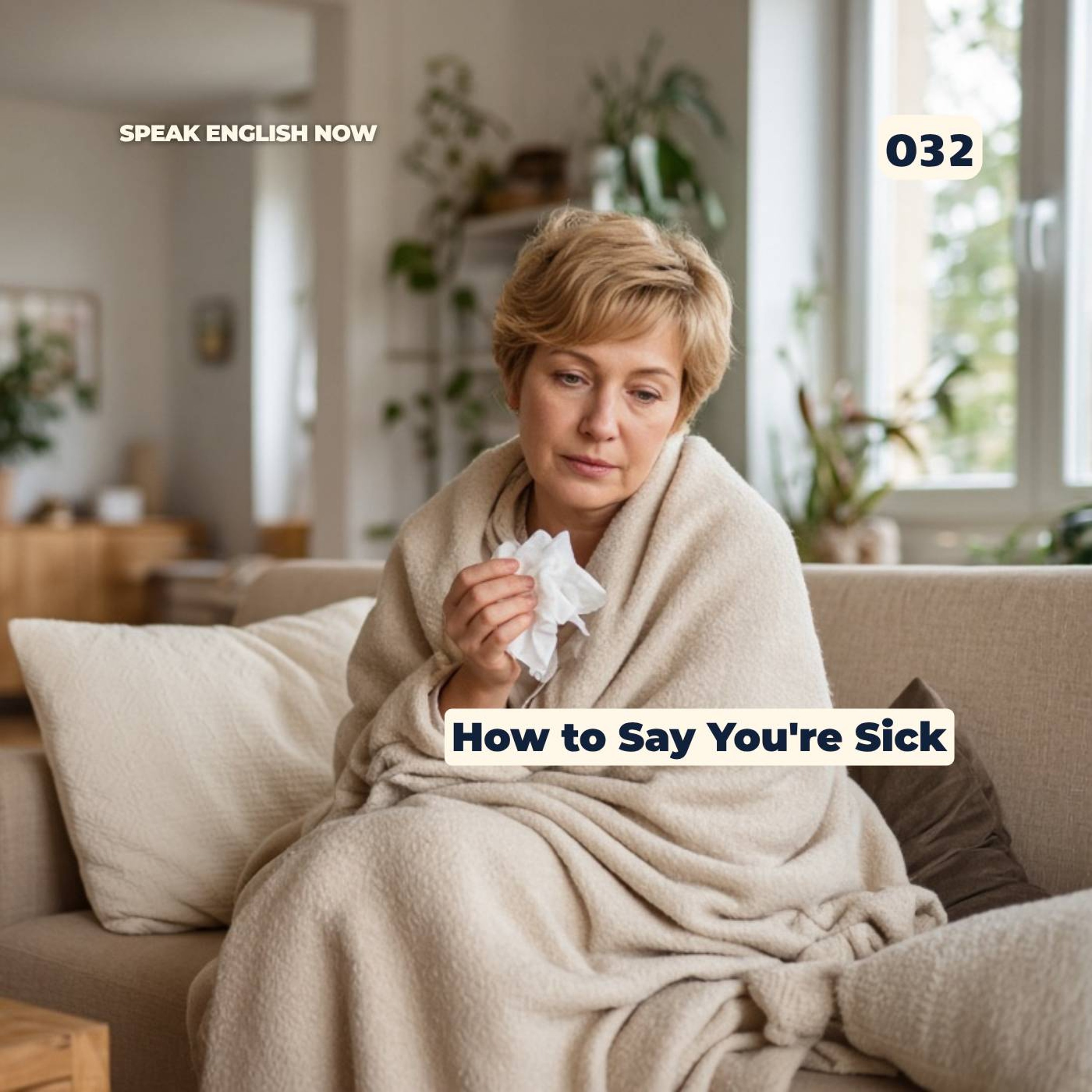 #032: How to Say you're Sick in English episode artwork