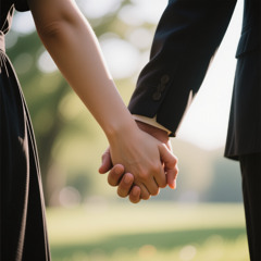 Лишь бы держать тебя за руку.