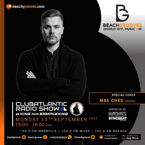 ClubAtlantic Radio Show With Max Ches (Monday 15 September 2025)