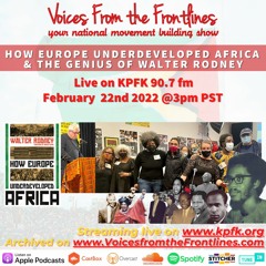 Voices Radio: How Europe Underdeveloped Africa and the Genius of Walter Rodney