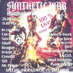 Cut-X (GN) - Live @ Synthetic War (1997 - Atombunker-Gransee)