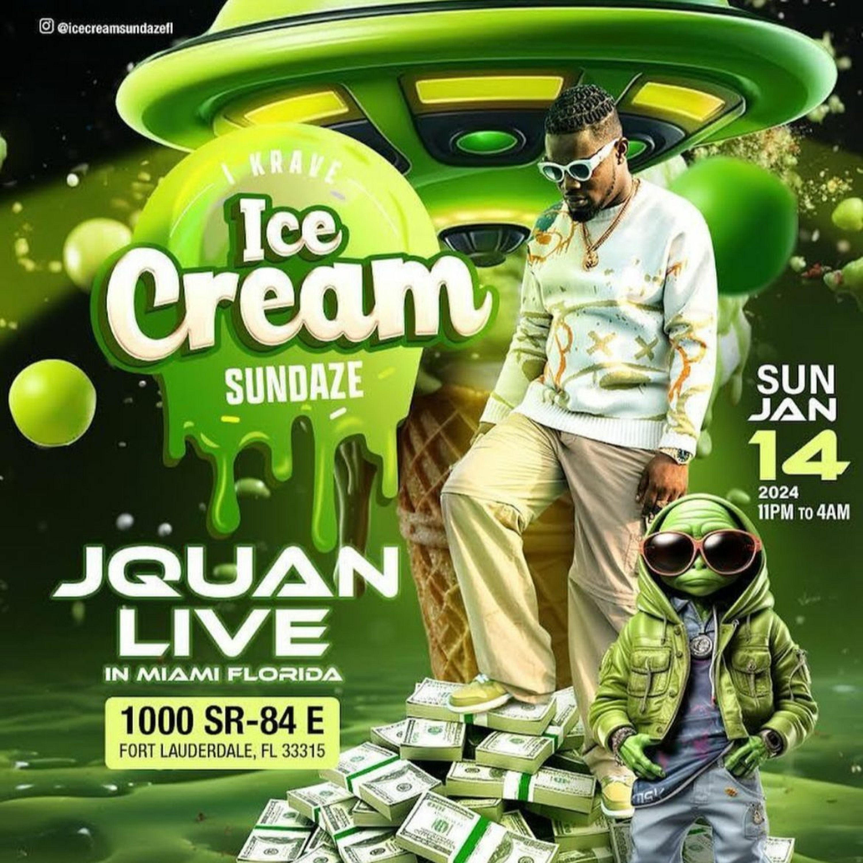 BISHOP ESCO BAR X JQUAN X WORM & LUGA - ICE CREAM SUNDAZE