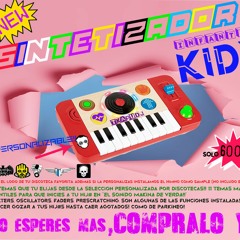 Sintetizador Infantil Kidx- tXapuDJ