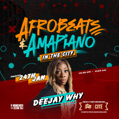#Afrobeats&AmapianoInTheCIty @Cococure - *LIVE SET With Saxophone* (24/01/25) || Host: A1