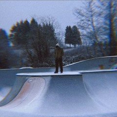 out in the snow