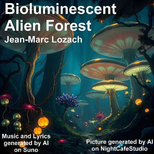 Bioluminescent Alien Forest