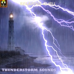 Thunderstorm Sounds with Rain, Waves, Heavy Thunder and Loud Lightning Strikes
