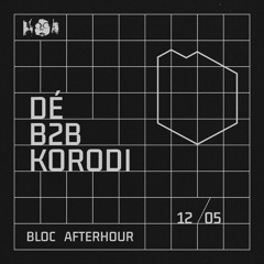 Bloc Afterhour w/ Dé & Korodi @Tilos Rádió, 12/05/2024