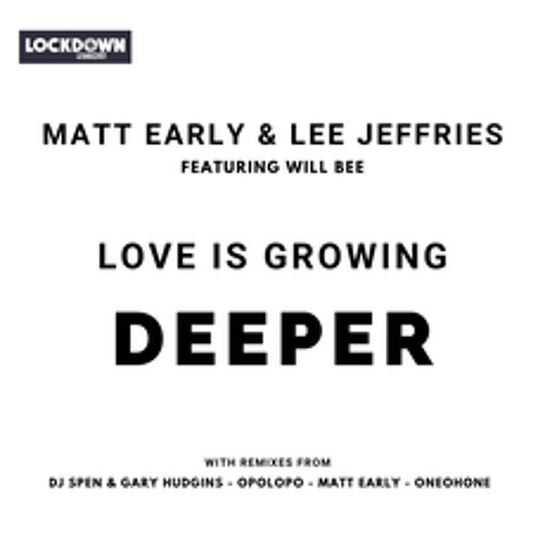 Matt Early & Lee Jeffries / Love Is Growing Deeper Matt Early & Lee Jeffries / Love Is Growing Deeper