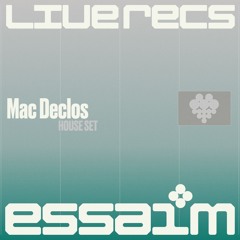 [After climax x Mutant.] Mac Declos (house set) @ essaim, Paris / 9feb2025