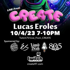 Lucas Eroles Live in San Francisco @ Create Radio oct 2023