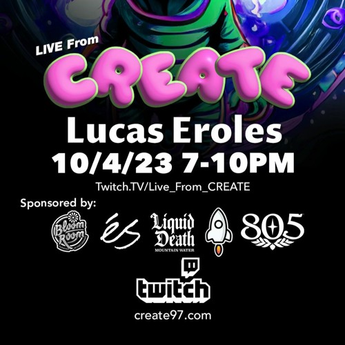 Lucas Eroles Live in San Francisco @ Create Radio oct 2023