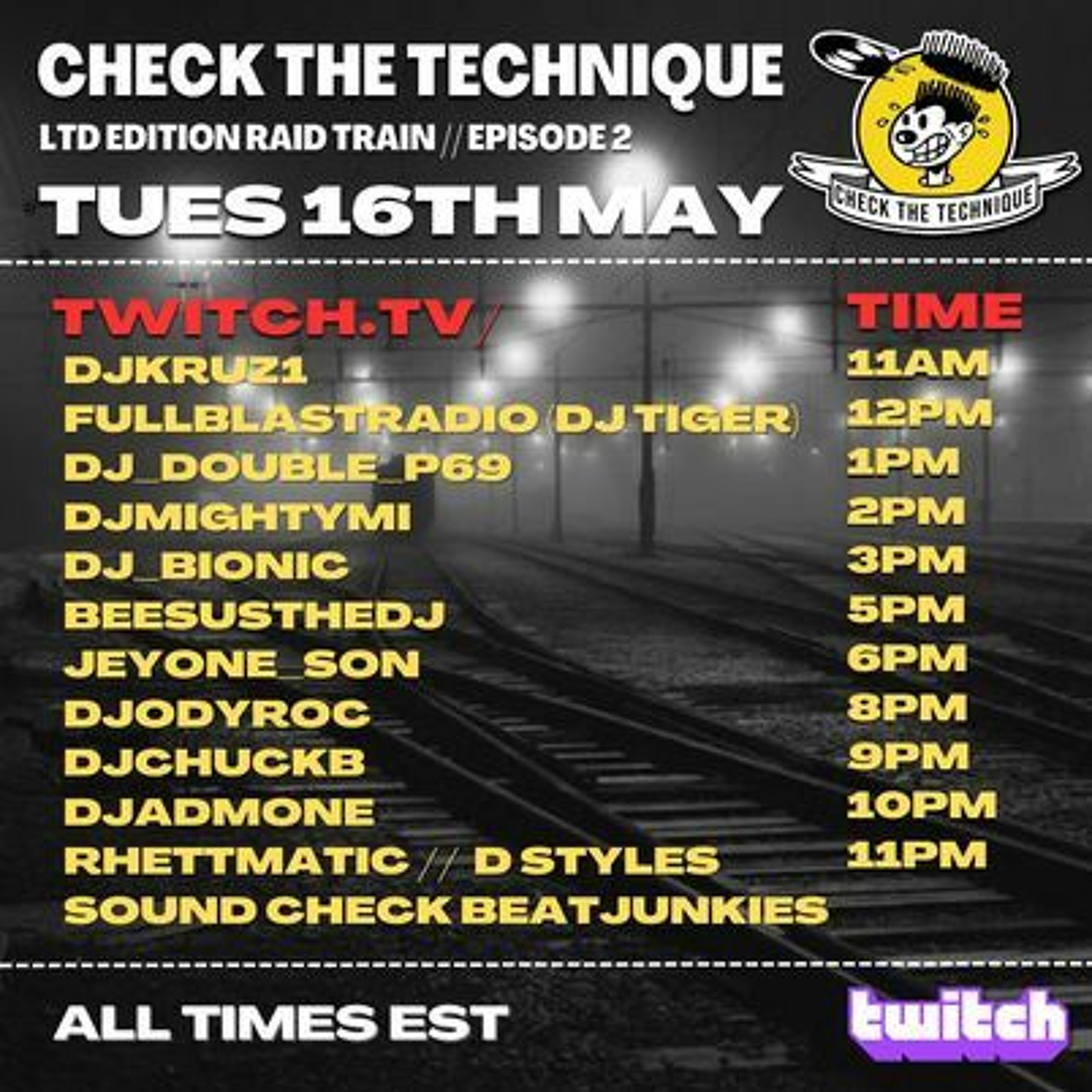 Check The Technique Live Twitch Set episode artwork